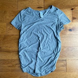 Time and Tru Grey Maternity T Shirt- Large NWOT